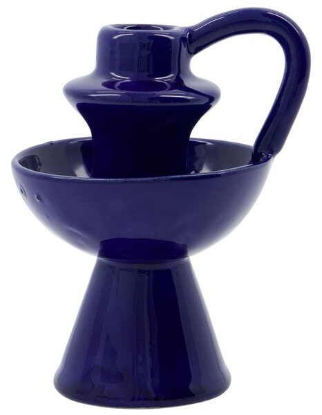 Kameninový svietnik Diva Blue
