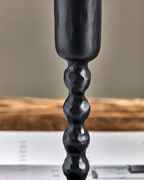 Železný svietnik Mala Black 18,5 cm