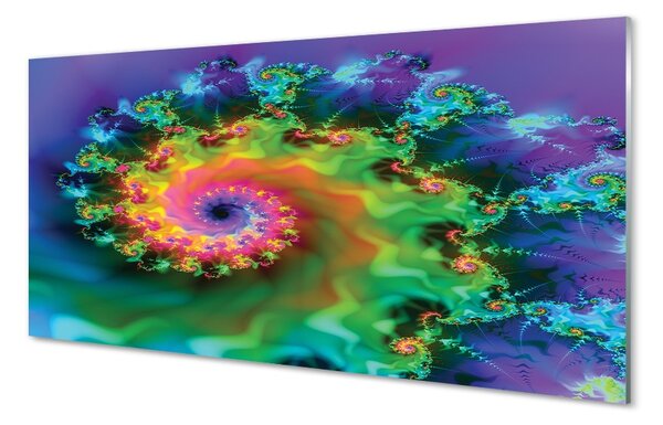 Sklenený obraz Fractals geometrické vzory 100x50 cm 2 Prívesky