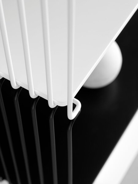 Polica k policovému dielu Panton Wire 35 cm / New White