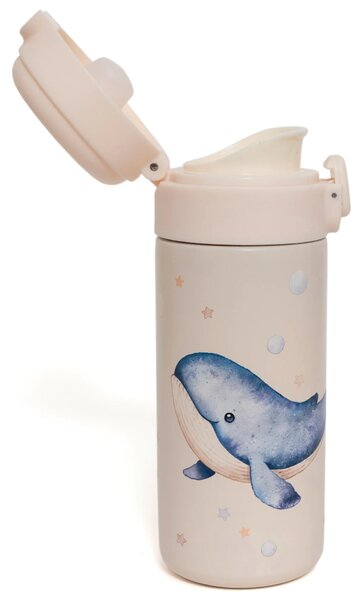 Detská termo fľaša Whale 350 ml