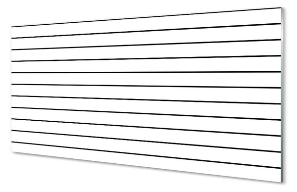 Nástenný panel  čierne čiary 100x50 cm