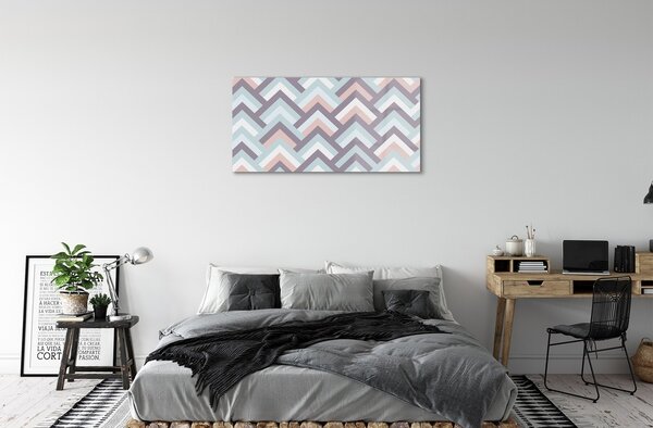 Obraz na skle herringbone pruhy 100x50 cm 2 Prívesky