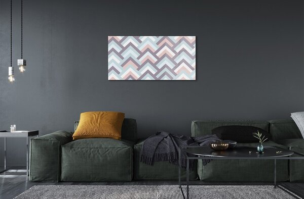 Obraz na skle herringbone pruhy 100x50 cm 2 Prívesky