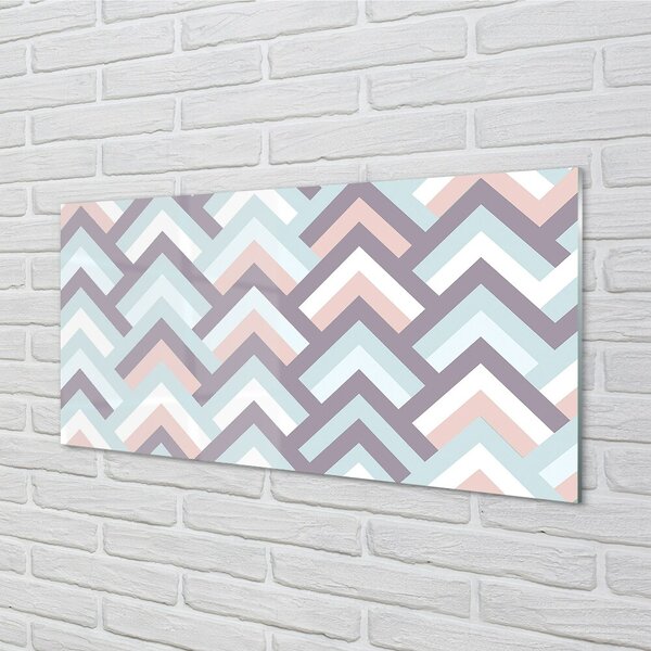 Obraz na skle herringbone pruhy 100x50 cm 2 Prívesky