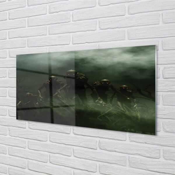Sklenený obraz zombie mraky 100x50 cm 2 Prívesky