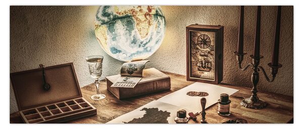 Obraz - cestovateľský stôl (120x50 cm)
