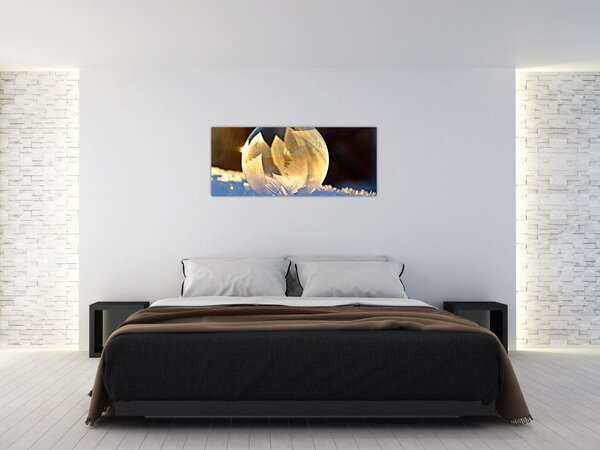 Obraz zamrznutej bubliny (120x50 cm)