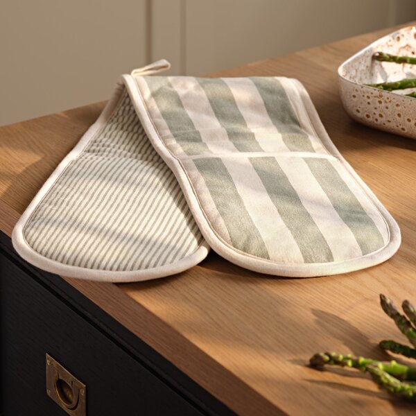 Dvojitá chňapka Harlton Rosemary Stripes