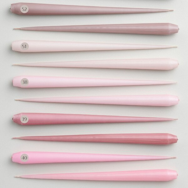 Sviečka Slim 32 cm – 52 Soft Rose