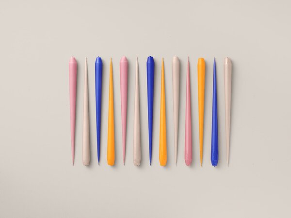 Sviečka Slim 32 cm – 48 Cornflower