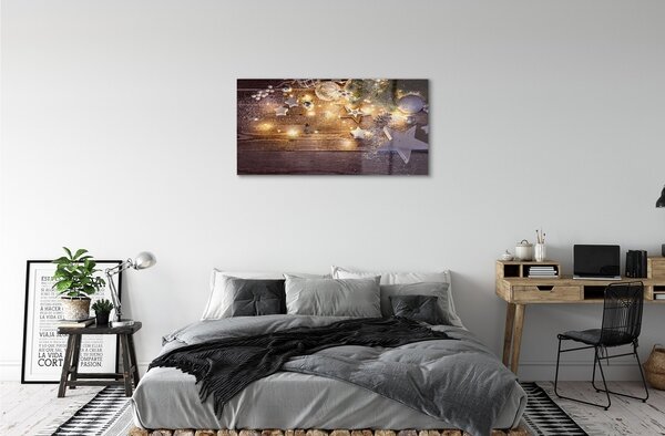 Sklenený obraz Čačky kužeľov doska svetiel 100x50 cm 2 Prívesky