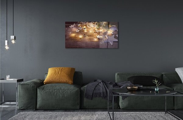Sklenený obraz Čačky kužeľov doska svetiel 100x50 cm 2 Prívesky