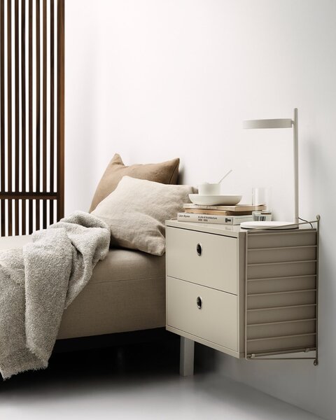 Nástenný nočný stolík Bedroom A White / White