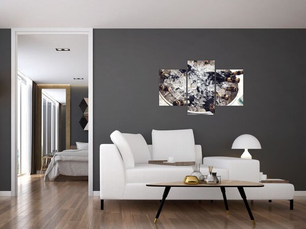 Obraz - šampanské v ľade (90x60 cm)