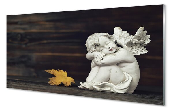 Sklenený obraz Spacie angel listy board 100x50 cm 2 Prívesky