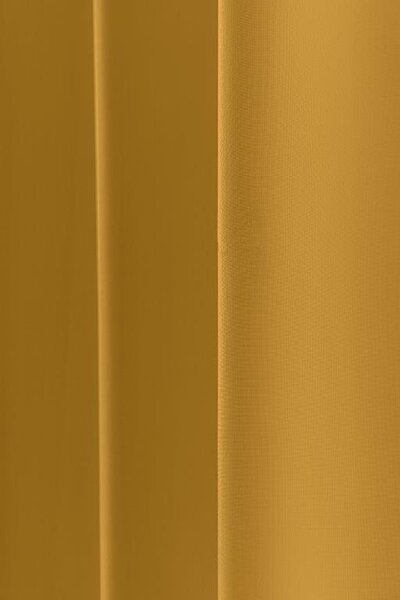 Horčicový záves OXFORD 140x250 cm Zavesenie: Riasiaca páska
