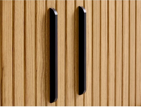 TV stolík v dekore duba v prírodnej farbe 56x180 cm Nola – Unique Furniture