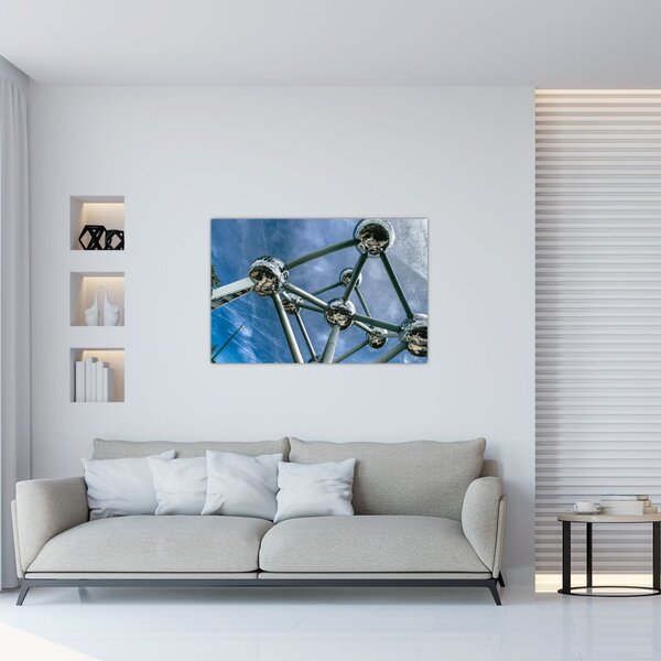 Obraz - atómium v Bruseli (90x60 cm)