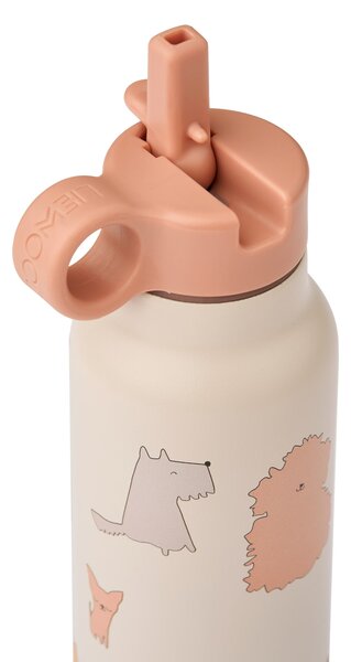 Detská termo fľaša Falk Cats and Dogs / Sandy 350 ml