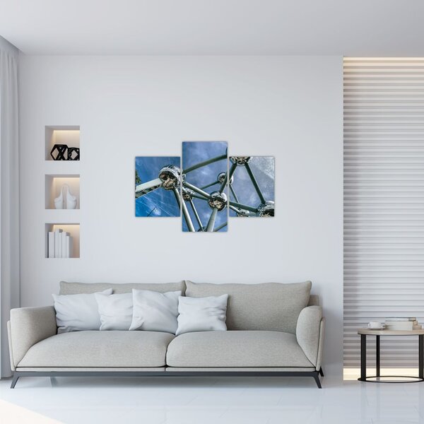 Obraz - atómium v Bruseli (90x60 cm)