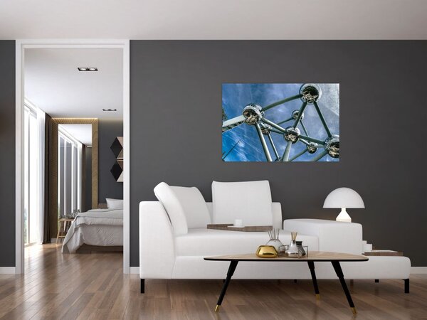 Obraz - atómium v Bruseli (90x60 cm)