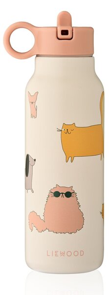 Detská termo fľaša Falk Cats and Dogs / Sandy 350 ml