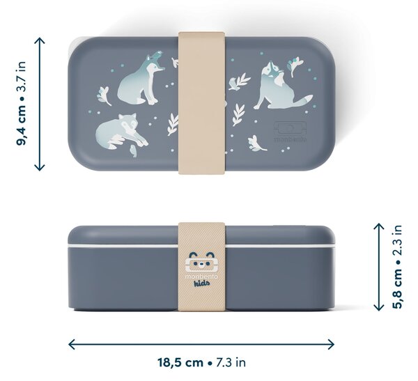 Desiatový box Monbento Foodie Wolf 500 ml