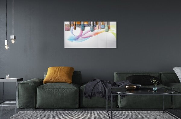 Obraz na skle Kefy image Mazy 100x50 cm 2 Prívesky