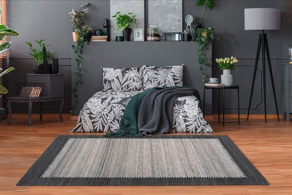 PLOCHO TKANÝ KOBEREC, 120/170 cm antracitová, sivá Kayoom - Online Only bytové doplnky, Online Only