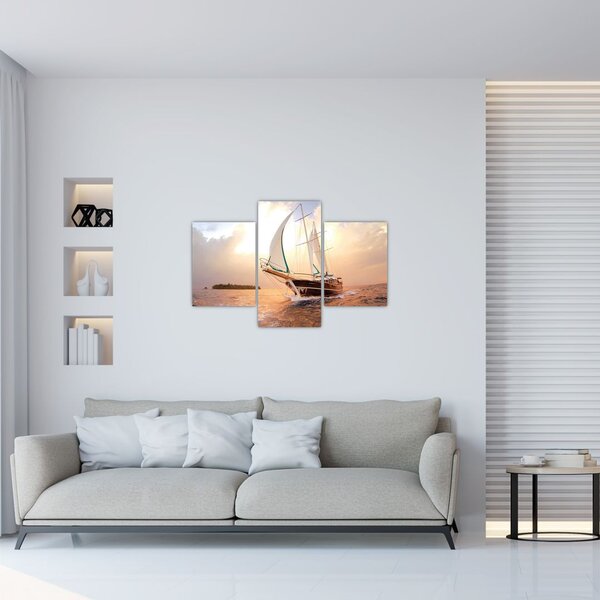 Obraz jachty (90x60 cm)