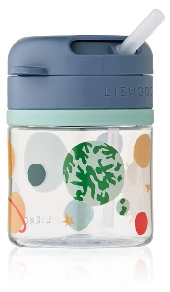 Detská fľaša so slamkou Pavia Universe 280 ml