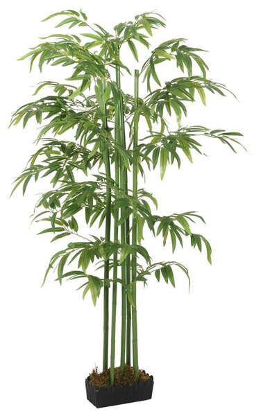 Umelý bambusový strom 240 listov 80 cm zelený