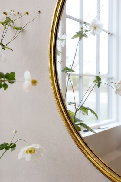 Nástenné zrkadlo Round Décor Edge Ø 60 cm