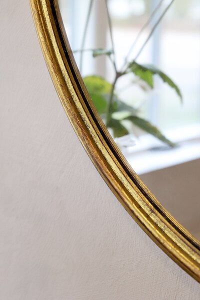 Nástenné zrkadlo Round Décor Edge Ø 60 cm