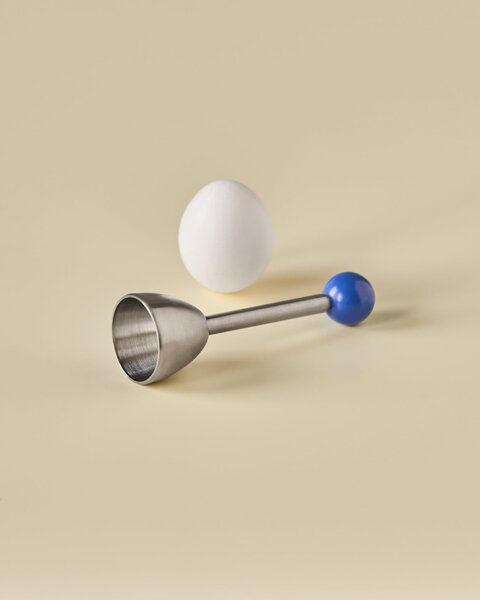 Designový otvárač vajec Blue