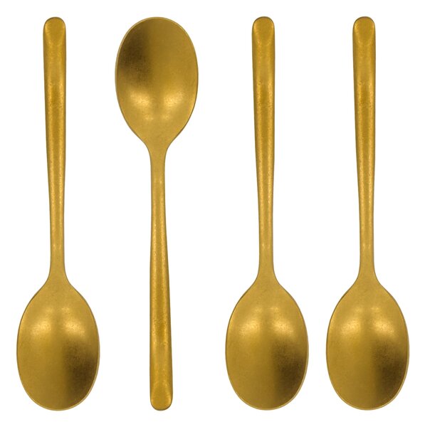 Čajová lyžička Antique Gold – set 4 ks