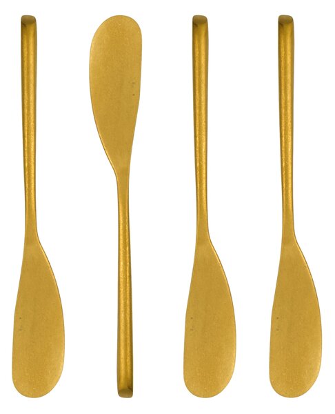Sada nožov na maslo Antique Gold – 4 ks