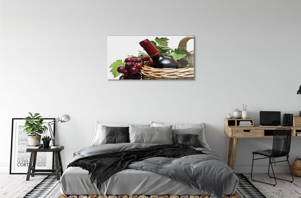 Obraz na skle Trash hrozno 100x50 cm 2 Prívesky