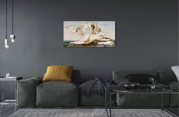 Obraz na skle Zrodenie Venuše 100x50 cm 2 Prívesky