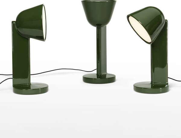 FLOS Céramique Bočná stolová lampa, zelená