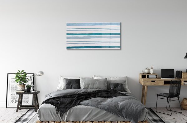 Sklenený obraz nepravidelné pruhy 100x50 cm 2 Prívesky