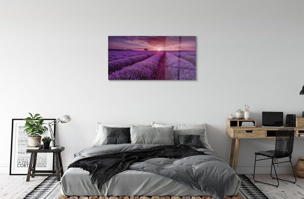 Sklenený obraz poľné vresy 100x50 cm 2 Prívesky