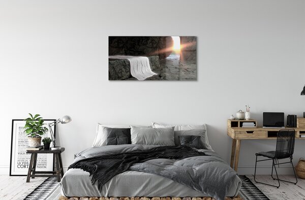 Sklenený obraz Jaskyňa 100x50 cm 2 Prívesky