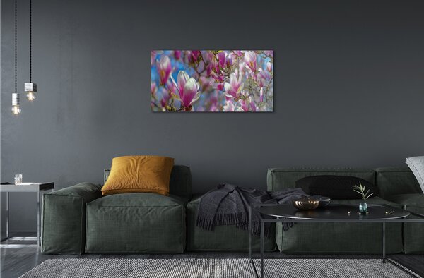 Sklenený obraz magnólia strom 100x50 cm 2 Prívesky