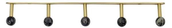 Kovový vešiak Ball Black 35 cm