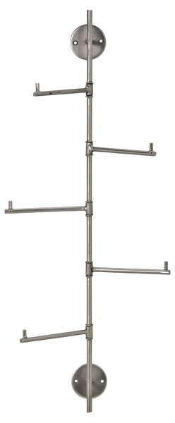 Nástenný vešiak Flex Silver Finish