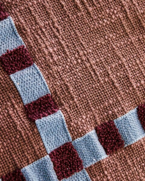 Bavlnený poťah na vankúš Cross Brown 50 × 50 cm