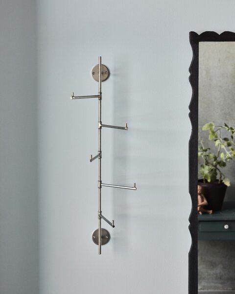 Nástenný vešiak Flex Silver Finish