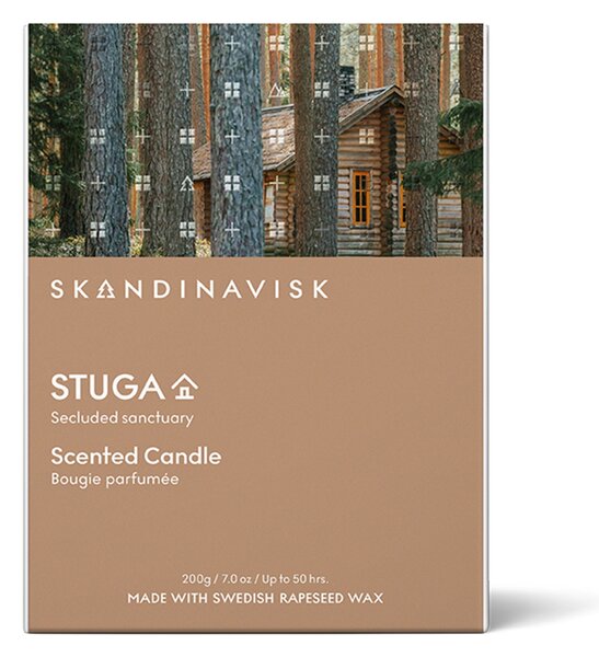 Vonná sviečka v skle STUGA (chata) 200 g